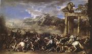Salvator Rosa A Herois Battle (mk05) USA oil painting reproduction
